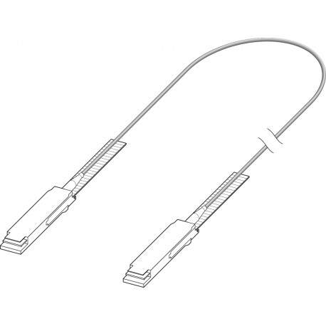 Extreme networks 100 Gb, QSFP28-QSFP28 10m cable infiniBanc Negro - 10436