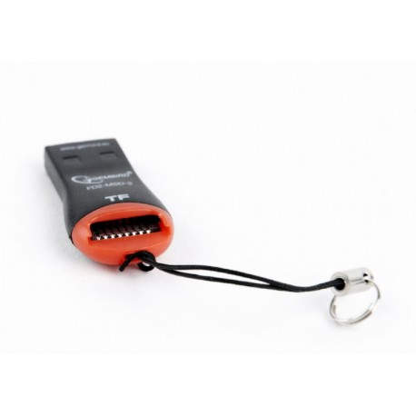 Gembird FD2-MSD-3 lector de tarjeta USB 2.0 Negro, Rojo