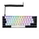 Sharkoon SGK50 S4 teclado RF inalámbrica + USB QWERTY Portugués Blanco - 4044951034666