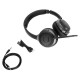 Targus AEH104GL auricular y casco Auriculares Inalámbrico y alámbrico Diadema Llamadas/Música USB Tipo C Bluetooth Negro