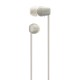 Sony WI-C100 Auriculares Inalámbrico Dentro de oído Llamadas/Música Bluetooth Beige - WIC100C.CE7