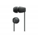 Sony WI-C100 Auriculares Inalámbrico Dentro de oído Llamadas/Música Bluetooth Negro