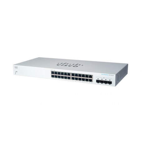 Cisco CBS220-24T-4G Gestionado L2 Gigabit Ethernet (10/100/1000) 1U Blanco