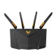 ASUS 90IG0790-MO3B00 router inalámbrico Gigabit Ethernet Doble banda (2,4 GHz / 5 GHz) Negro, Naranja