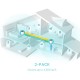 TP-Link AX3000 Doble banda (2,4 GHz / 5 GHz) Wi-Fi 6 (802.11ax) Blanco 3 Interno - DECO X55(2-PACK)