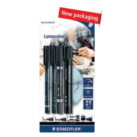 Staedtler 60 BK marcador permanente Negro 4 pieza(s)