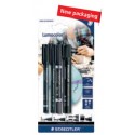 Staedtler 60 BK marcador permanente Negro 4 pieza(s)