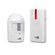 Homeguard HGWDA550 Sensor infrarrojo pasivo (PIR) Inalámbrico Pared Blanco detector de movimiento