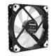 NOX H-Fan Pro LED WHITE Ventilador 12 cm Negro, Blanco 1 pieza(s) - NXHUMMERHFANPROW