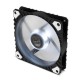 NOX H-Fan Pro LED WHITE Ventilador 12 cm Negro, Blanco 1 pieza(s) - NXHUMMERHFANPROW