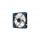 NOX H-FAN PRO LED BLUE Carcasa del ordenador Ventilador 12 cm Negro 1 pieza(s) - nxhummerhfanprob