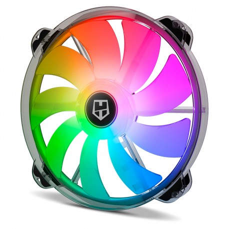 NOX X200-FAN Carcasa del ordenador Ventilador 20 cm Translúcido 1 pieza(s) - nxhummerx200fan