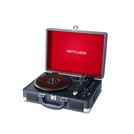 Muse MT-103 DB tocadisco Negro, Rojo - 3700460206871