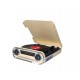 Lauson 01TT15 tocadisco Tocadiscos de tracción por correa Beige, Negro