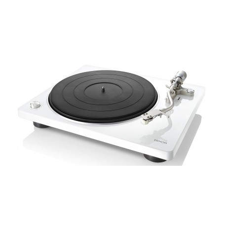 Denon DP-400 Tocadiscos de tracción por correa Blanco