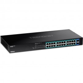 Trendnet TPE-TG262 switch No administrado L2 Gigabit Ethernet (10/100/1000) Energía sobre Ethernet (PoE) 1U Negro