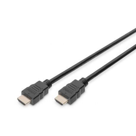Digitus AK-330107-100-S cable HDMI 10 m HDMI tipo A (Estándar) USB Negro