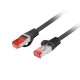 Lanberg PCF6-10CU-1000-BK cable de red Negro 10 m Cat6 F/UTP (FTP)