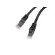 Lanberg PCU6-10CU-1000-BK cable de red Negro 10 m Cat6 U/UTP (UTP)