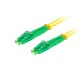 Lanberg FO-LALA-SD11-0020-YE cable de fibra optica 2 m LC/APC G.657.A1 Amarillo