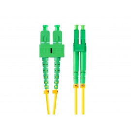 Lanberg FO-SALA-SD11-0020-YE cable de fibra optica 2 m SC/APC LC/APC G.657.A1 Amarillo