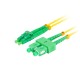 Lanberg FO-SALA-SD11-0020-YE cable de fibra optica 2 m SC/APC LC/APC G.657.A1 Amarillo