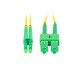 Lanberg FO-SALA-SD11-0020-YE cable de fibra optica 2 m SC/APC LC/APC G.657.A1 Amarillo