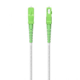 AISENS A152-0620 cable de fibra optica SC/APC G.657.A2 Blanco