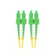 Lanberg FO-SASA-SD11-0020-YE cable de fibra optica 2 m SC/APC G.657.A1 Verde, Amarillo