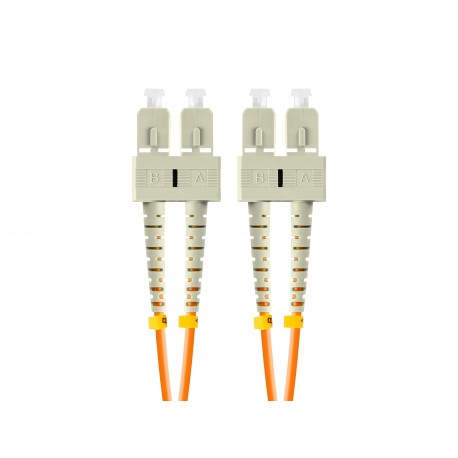 Lanberg FO-SUSU-MD21-0020-OG cable de fibra optica 2 m SC/UPC OM2 Naranja