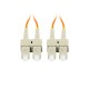 Lanberg FO-SUSU-MD21-0020-OG cable de fibra optica 2 m SC/UPC OM2 Naranja