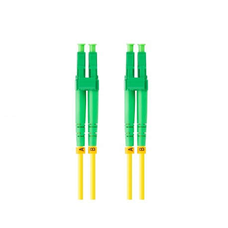 Lanberg FO-LALA-SD11-0050-YE cable de fibra optica 5 m LC/APC G.657.A1 Amarillo