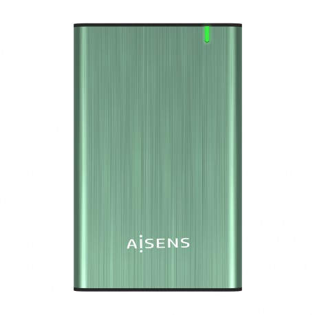 AISENS Caja Externa 2.5'' ASE-2525SGN 9.5 mm SATA A USB 3.0/USB 3.1 Gen1, Verde Primavera