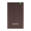 AISENS Caja Externa 2.5'' ASE-2525BWN 9.5 mm SATA A USB 3.0/USB 3.1 Gen1, Marron