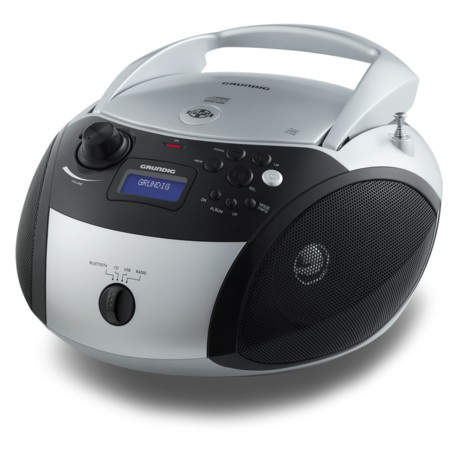 Grundig RCD 1500 BTS reproductor de CD Reproductor de CD portátil Negro, Gris - RCD1500BTS-GPR1030