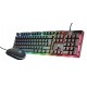 Trust GXT 838 Azor Gaming Combo teclado Ratón incluido USB QWERTY Español Negro - 23482