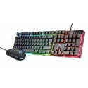 Trust GXT 838 Azor Gaming Combo teclado Ratón incluido USB QWERTY Español Negro - 23482