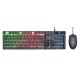 Trust GXT 838 Azor Gaming Combo teclado Ratón incluido USB QWERTY Español Negro - 23482