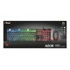 Trust GXT 838 Azor Gaming Combo teclado Ratón incluido USB QWERTY Español Negro - 23482
