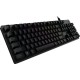 Logitech G G512 CARBON LIGHTSYNC RGB Mechanical Gaming Keyboard with GX Brown switches teclado USB Portugués Carbono