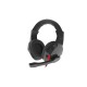 Natec Genesis Argon 120 Auriculares Diadema Negro, Rojo