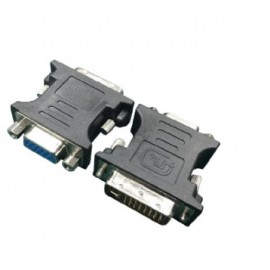 Gembird A-DVI-VGA-BK DVI-A VGA 15-pin Negro, Metálico