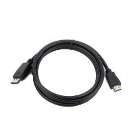 Gembird DisplayPort - HDMI, 1m DisplayPort HDMI A Negro adaptador de cable - CC-DP-HDMI-1M