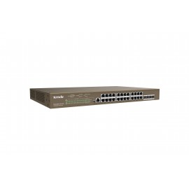 Tenda TEG5328P-24-410W Gestionado L3 Gigabit Ethernet (10/100/1000) Energía sobre Ethernet (PoE) 1U Gris
