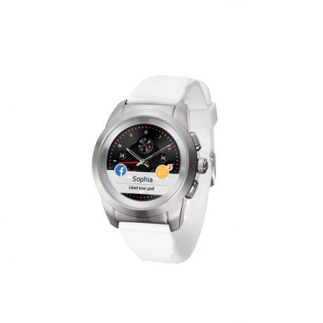 MyKronoz ZeTime 2,67 cm (1.05'') TFT Plata, Blanco