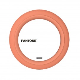 Pantone PT-WC001Q cargador de dispositivo móvil Naranja, Blanco Interior