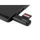 NATEC Scarab 2 card Black USB 3.0 Type-A - Card-Reader lector de tarjeta Negro