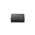Lanberg DSP1-1005 switch No administrado Gigabit Ethernet (10/100/1000) Negro, Gris