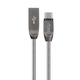 DCU Advance Tecnologic 30402015 cable USB 1 m USB 2.0 USB A Micro-USB A Metálico