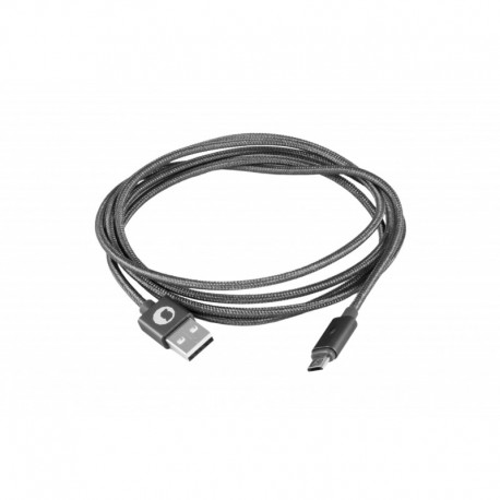 SilverHT 93639 1.5m USB A Micro-USB A Macho Macho Gris cable USB